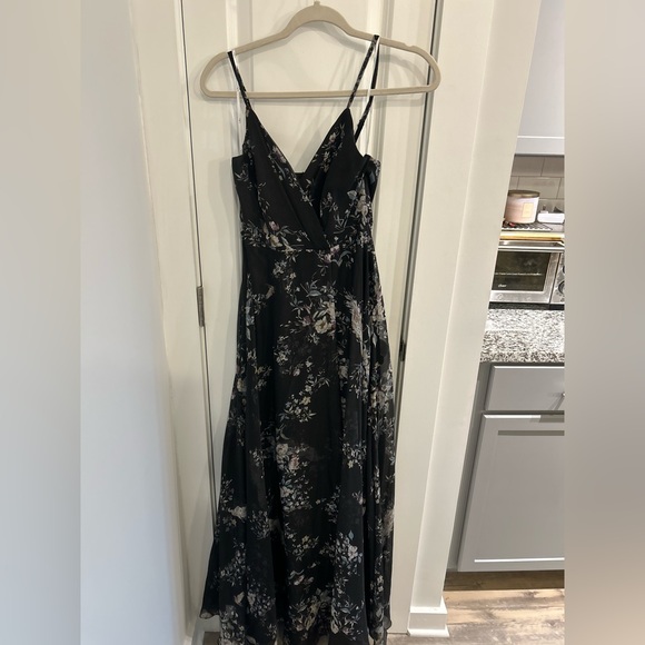 Lulus Made to Flaunt Black Floral Print Maxi Dress - Picture 4 of 6